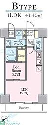 JUSEIRESIDENCE 1LDKの間取図画像