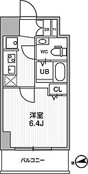 LIME RESIDENCE KITA MATSUDO 1Kの間取図画像