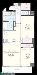 CASADEALIVIO 2LDKの間取図画像