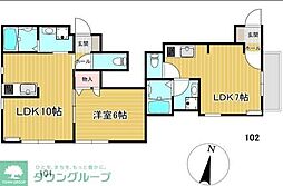 フルネージュ 1LDKの間取図画像