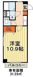 Grunberg 1Kの間取図画像