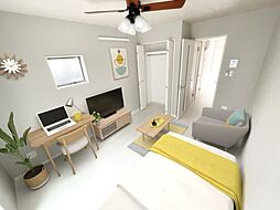 JR横浜線 橋本駅 徒歩15分の賃貸アパート 3階1Kのリビング/ダイニング