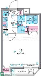 小田急小田原線 町田駅 徒歩10分の賃貸マンション 4階1Kの間取り