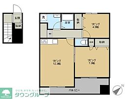 Bonbonnieredue 2LDKの間取図画像