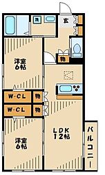 royal 2LDKの間取図画像