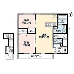 物件の間取り