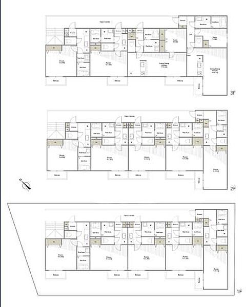間取図建物プラン例(間取り図)