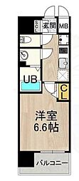 Osaka Metro長堀鶴見緑地線 大正駅 徒歩7分の賃貸マンション 14階1Kの間取り
