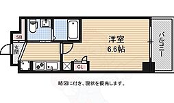 Osaka Metro堺筋線 堺筋本町駅 徒歩5分の賃貸マンション 7階1Kの間取り