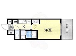 Osaka Metro長堀鶴見緑地線 大正駅 徒歩6分の賃貸マンション 10階1Kの間取り