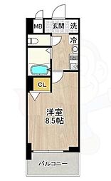 PHOENIX日本橋高津 1Kの間取図画像