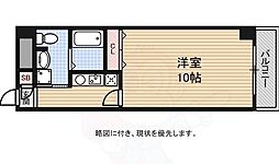 フローリッシュ 1Kの間取図画像