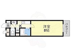 フィレンツェ 1Kの間取図画像