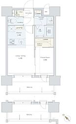 ネストピア東比恵駅前II 9階/904