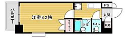 リファレンス住吉 1Kの間取図画像