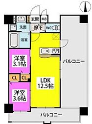 アザレ東公園 7階/703