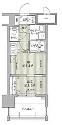 GRANFOREHakataWaterFront 1DKの間取図画像