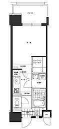 エンクレスト博多駅東 1Kの間取図画像