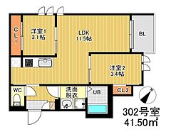 物件の間取り