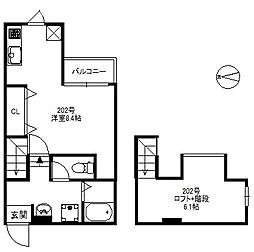 メゾンソレイユ那珂 2階
