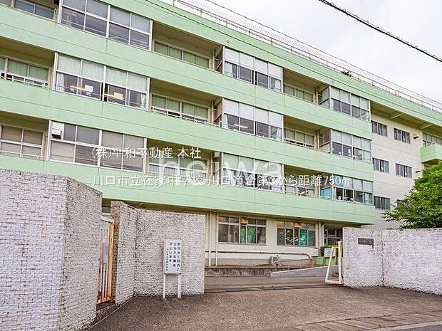 川口市立在家中学校 撮影日(2022-06-23) 750m