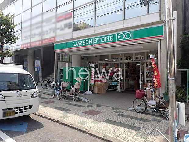 ローソンストア100戸田喜沢店 徒歩4分。 290m