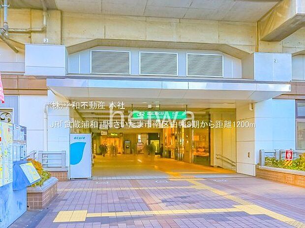 JR「武蔵浦和」駅 撮影日(2023-01-11) 1200m