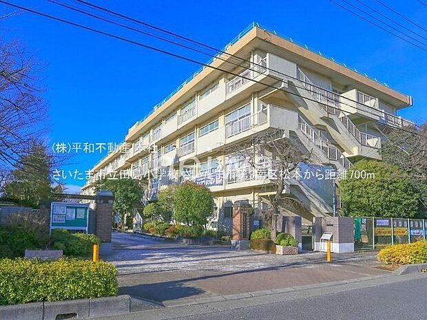 さいたま市立田島小学校 撮影日(2023-01-25) 700m