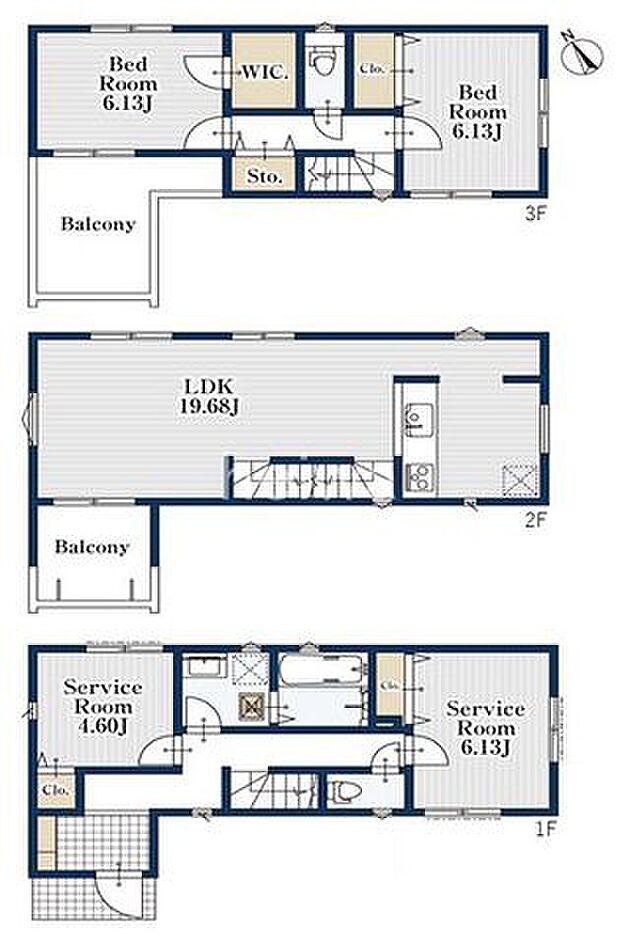2号棟 間取図