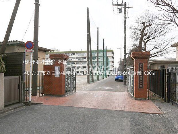 さいたま市立白幡中学校 撮影日(2023-02-08) 1800m
