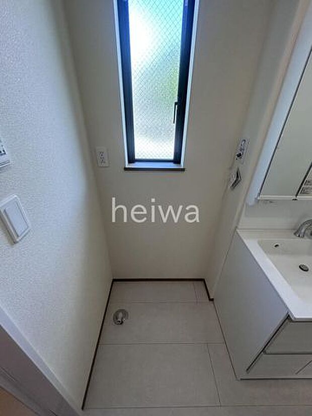 【洗面】洗濯機置き場