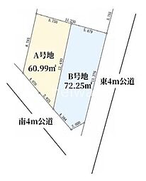 戸田市上戸田5丁目 土地 B号地