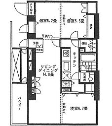 スペラール砧 3LDKの間取図画像