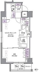 IVYWEST 1LDKの間取図画像