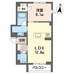 アルシアグランデ 三軒茶屋 1LDKの間取図画像