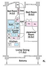 COMFORIA上池台 3LDKの間取図画像
