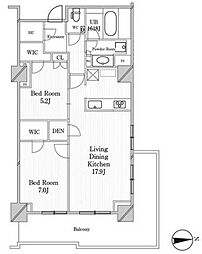JPnoie恵比寿西 2LDKの間取図画像