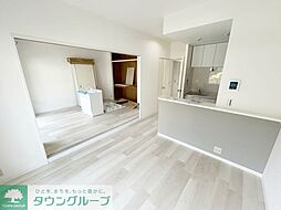 多摩都市モノレール 高幡不動駅 徒歩14分の賃貸マンション 2階2LDKのリビング/ダイニング