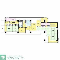 京王線 府中駅 徒歩5分の賃貸マンション 10階5SDKの間取り