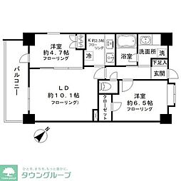 Orchard 2LDKの間取図画像