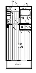 ライオンズマンション八王子第6 1Kの間取図画像