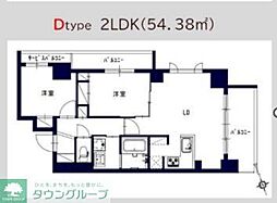 ファミルート八王子 2LDKの間取図画像