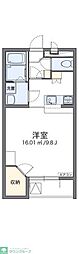 レオパレスノワール　II 3階1Kの間取り
