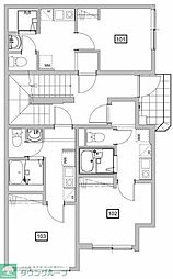 ＯＰＥＮ　ＲＩＳＥ尾久銀座I 1階1Kの間取り