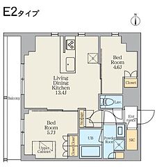 物件の間取り