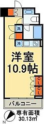 プロスペクトKALON三ノ輪 ワンルームの間取図画像
