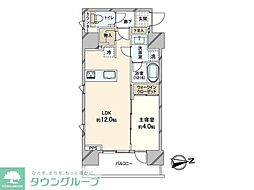PIAS千代田東神田 1LDKの間取図画像
