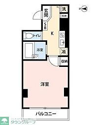 スカイコート文京小石川5 1Kの間取図画像