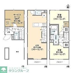 Ｋｏｌｅｔ矢向 3階2SLDKの間取り
