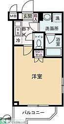 間取図画像 1K